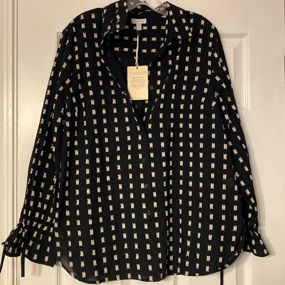 Brand New Garnet Hill Button Down Shirt